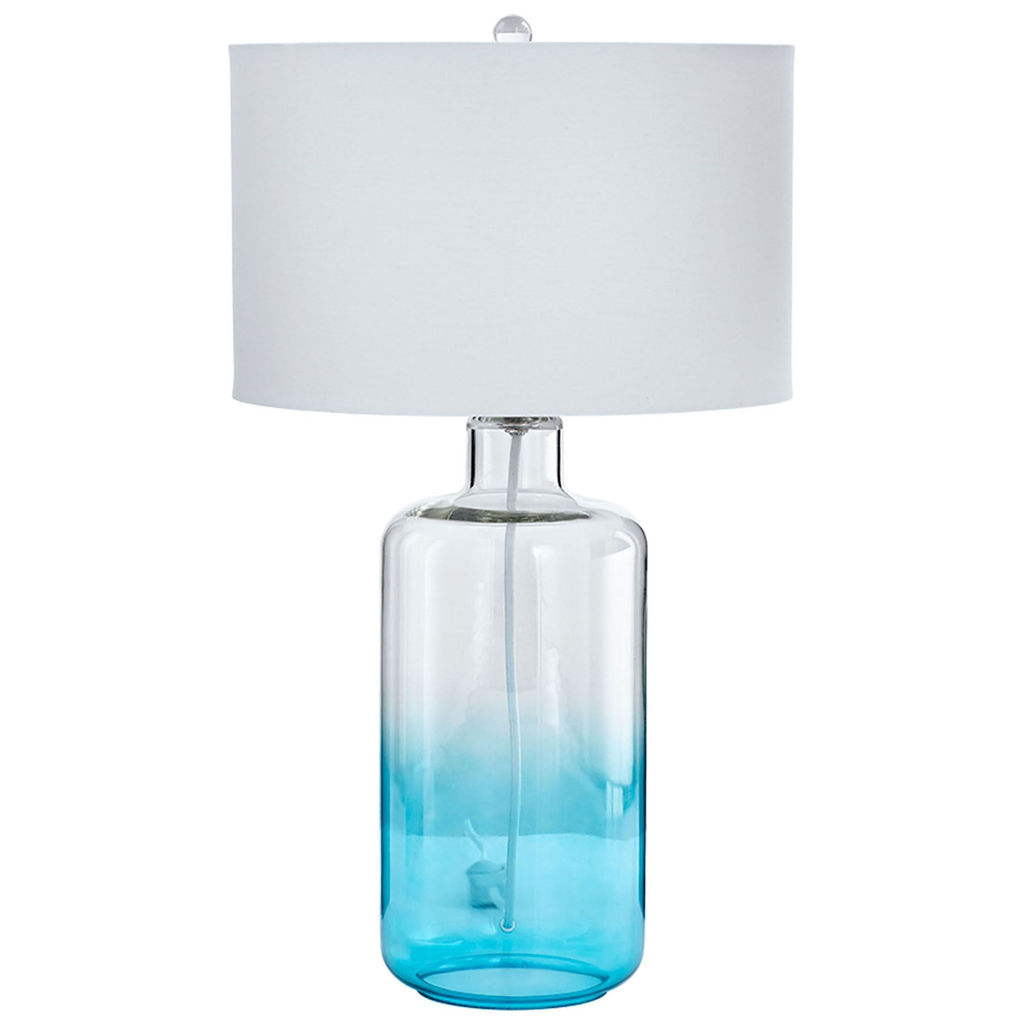 Cabra Contemporary Aqua Ombre Table Lamp Cyan Design in dimensions 2000 X 2000