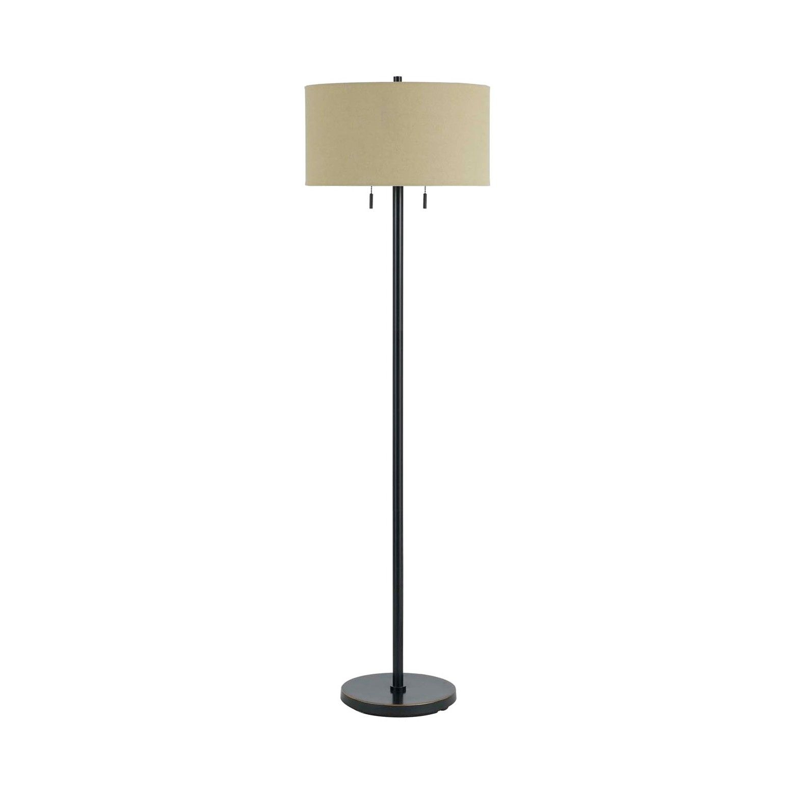 Cal Lighting Calais Twin Pull Floor Lamp In Dark Bronze within size 1560 X 1560