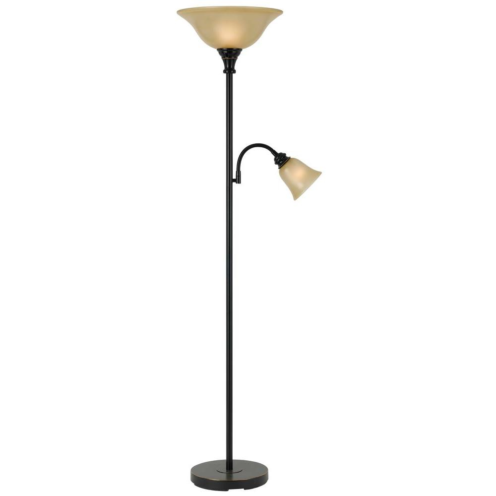 Cal Lighting Cooper 71 In Dark Bronze Floor Lamp with proportions 1000 X 1000