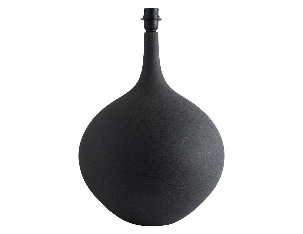 Calla Oversized Black Ceramic Table Lamp Base within sizing 1200 X 925