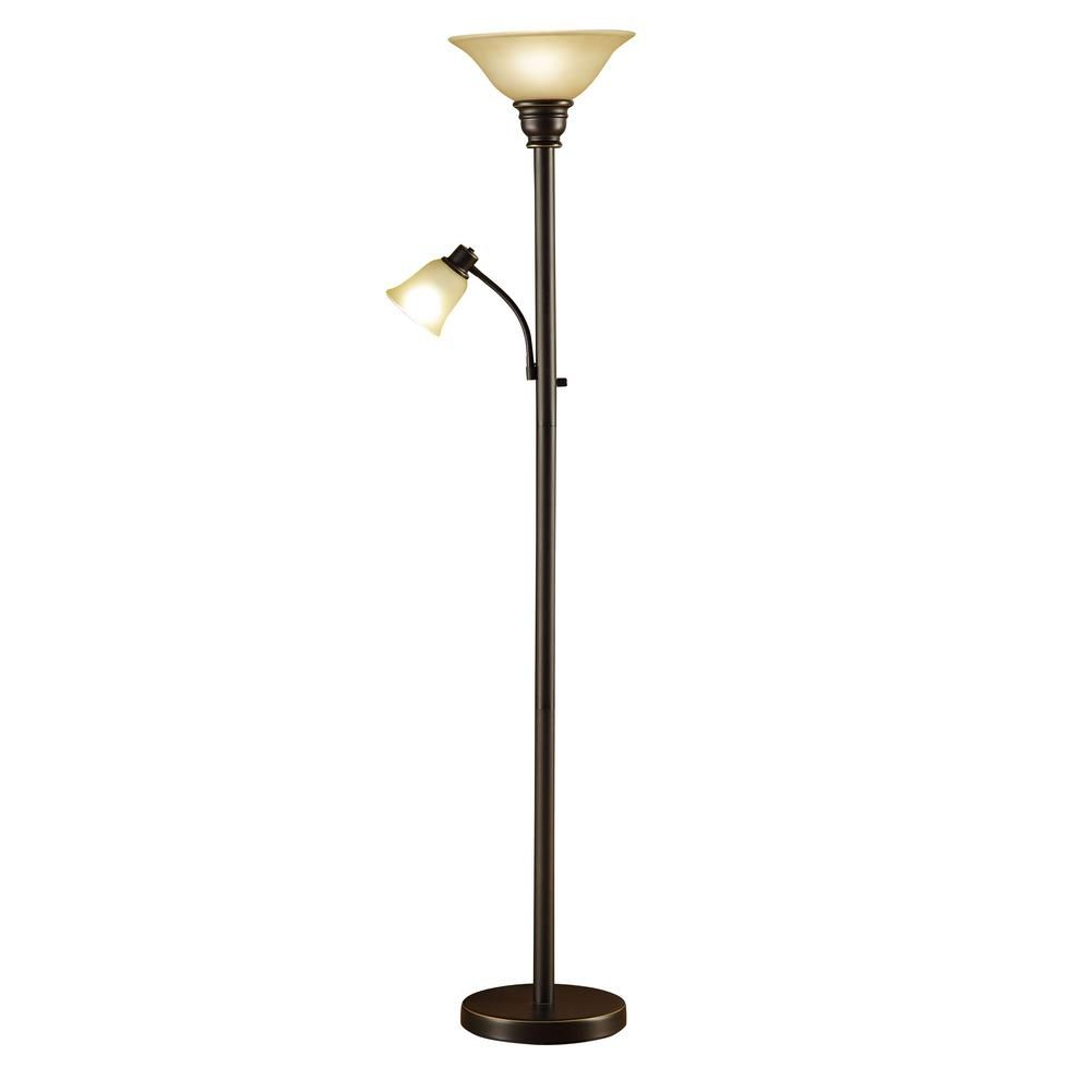 Catalina Lighting 71 In Oil Rubbed Bronze Torchiere Floor inside dimensions 1000 X 1000