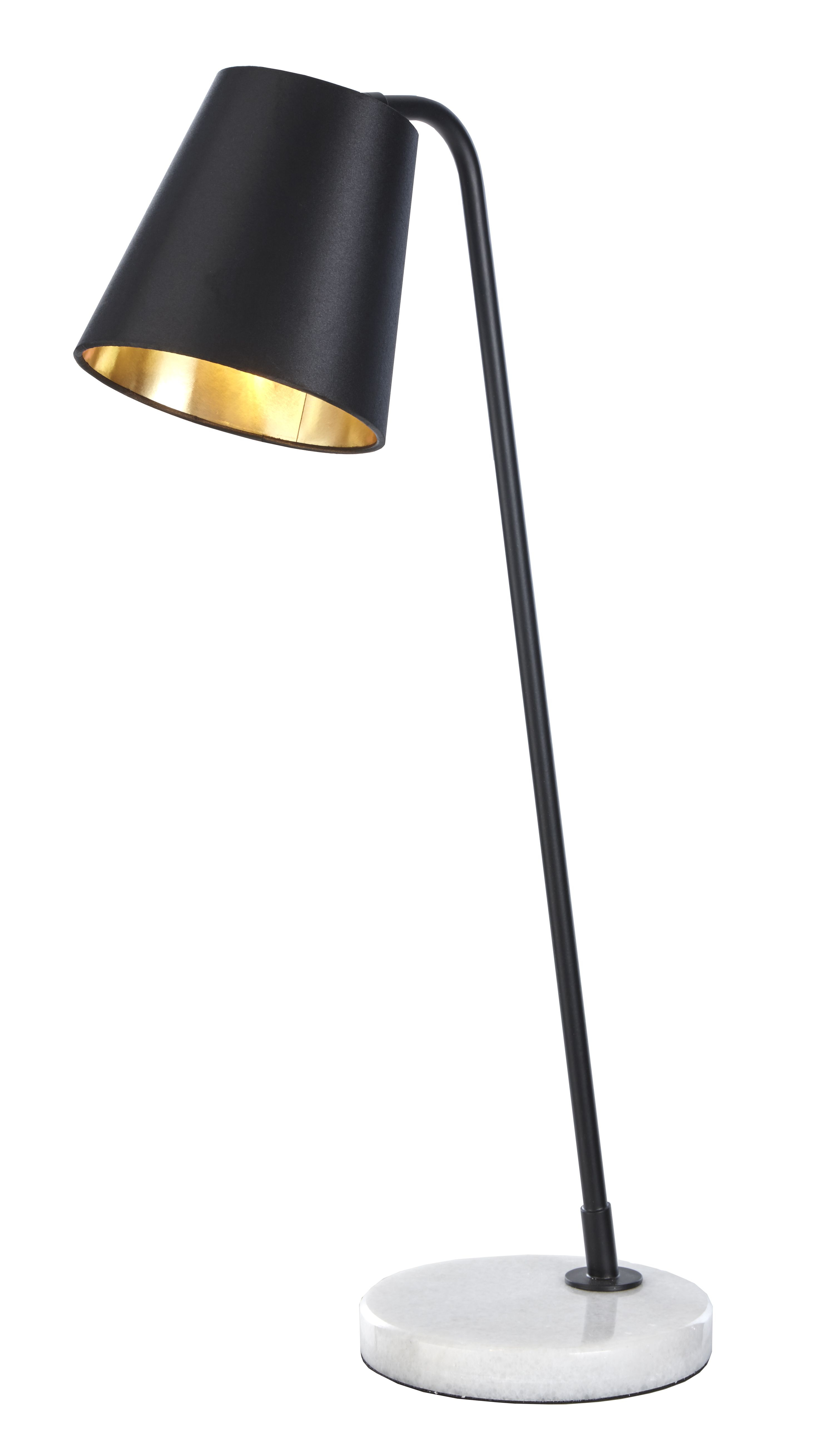 Cathel Range Table Lamp Matt Black Finish Luxe Black Shade for size 2982 X 5234