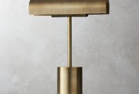 Cb2 December Catalog 2018 Lectura Bronze Table Lamp pertaining to proportions 1000 X 1000