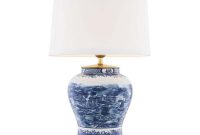 Chinese Blue Table Lamp inside size 1000 X 1000