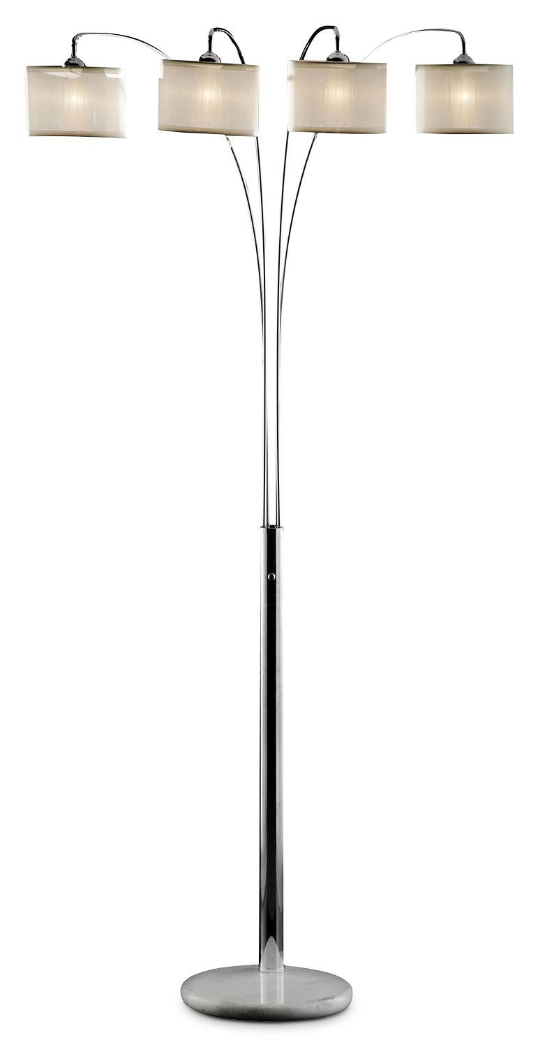 Chrome And Marble Light Arc Floor Lamp The Brick Lights pertaining to measurements 771 X 1500