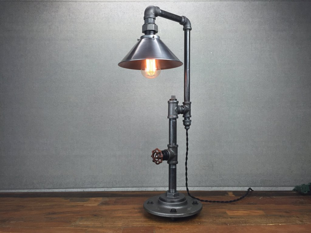 Contemporary Industrial Table Lamp Plus Canada Lock Arbor in dimensions 1024 X 768