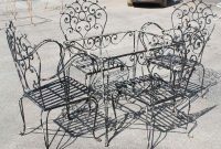 Contemporary Wrought Iron Table And Chair Vintage Black in dimensions 1000 X 1000