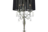 Crystal Chandelier Table Lamp With Drum Shade Awesome throughout sizing 1000 X 1000