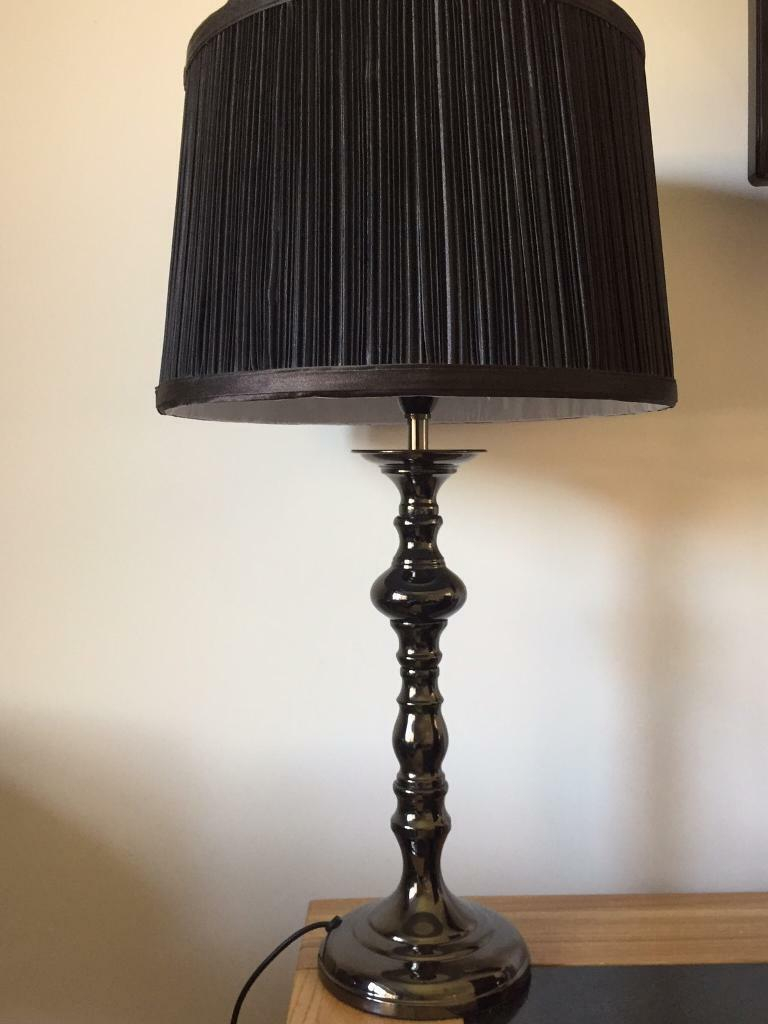 Debenhams Black Table Lamp In Barrhead Glasgow Gumtree with regard to dimensions 768 X 1024