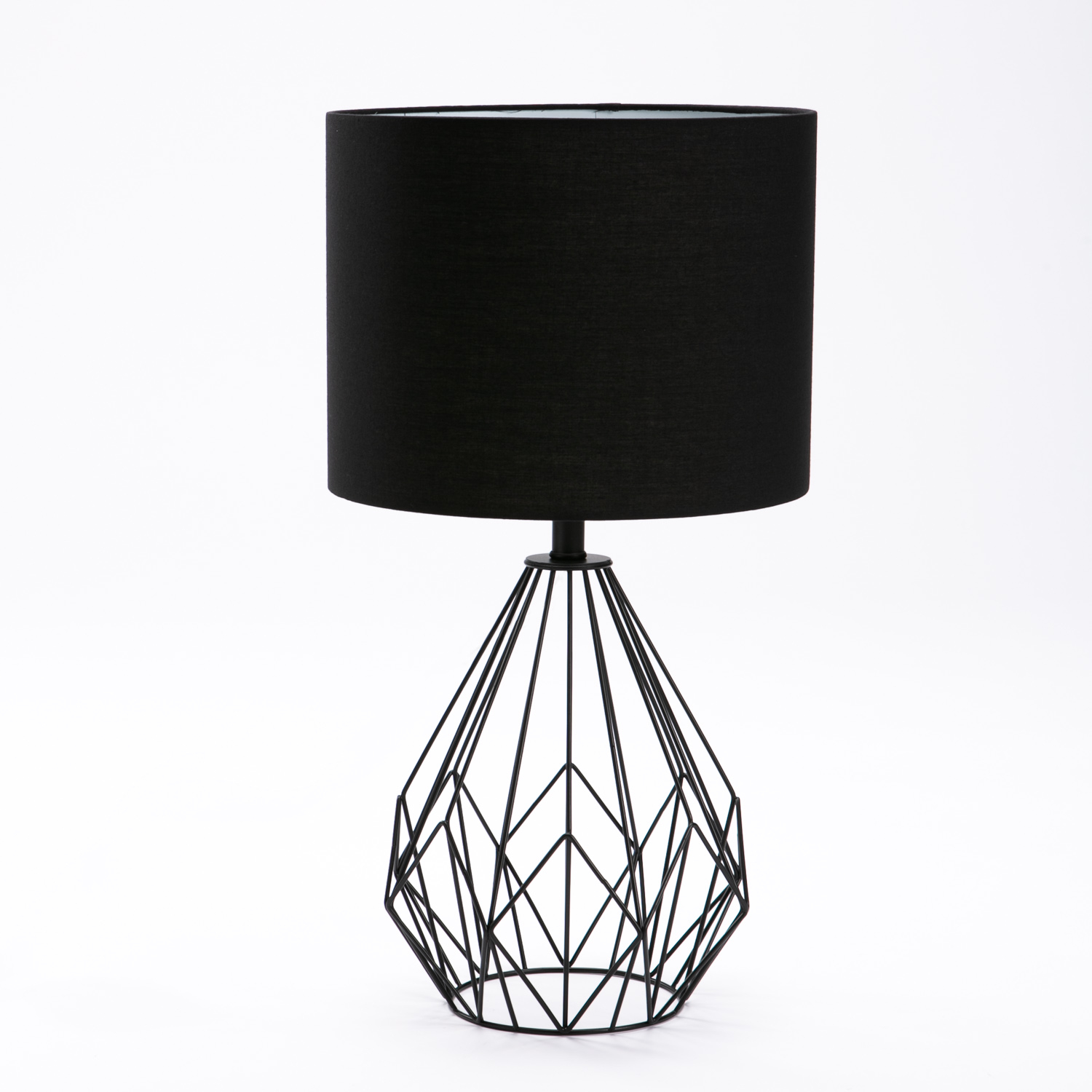 Decofurn Furniture Table Lamp Black Metal Wire Base Black within dimensions 1500 X 1500