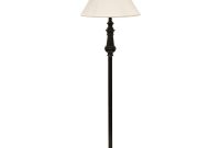 Decor Therapy Adele Sculpted 595 In Bronze Floor Lamp With Linen Shade inside measurements 1000 X 1000