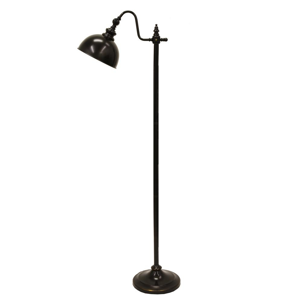 Decor Therapy Chloe Pharmacy 56 In Bronze Floor Lamp With Metal Shade for sizing 1000 X 1000