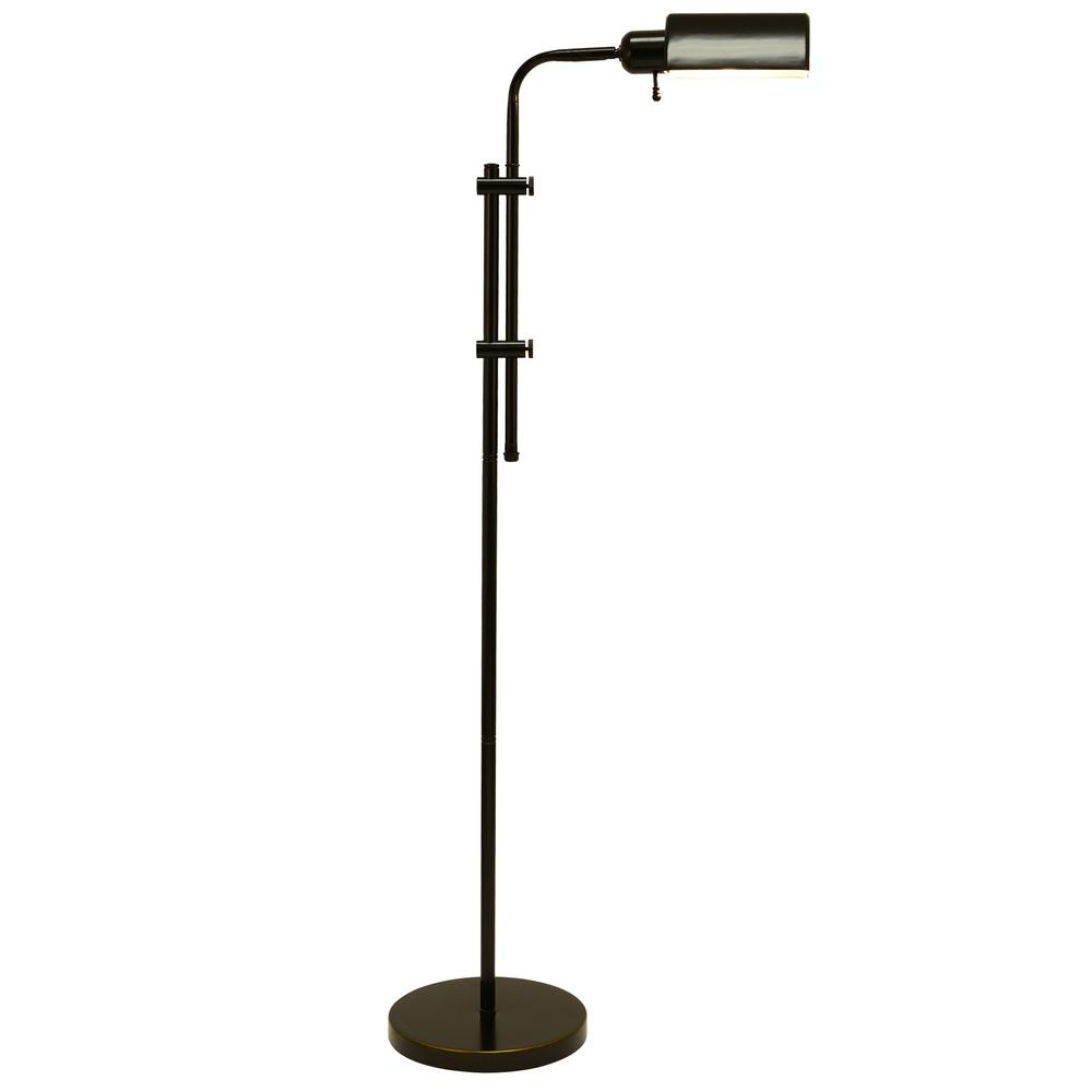 Decor Therapy Harvey Pharmacy 605 In Oil Rubbed Bronze Floor Lamp With Metal Shade intended for proportions 1000 X 1000