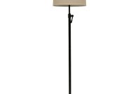 Decor Therapy Simple Adjust 645 In Oil Rubbed Bronze Floor Lamp With Linen Shade regarding measurements 1000 X 1000