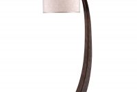 Design Craft Renard Smoked Bronze 64 Inch Arc Floor Lamp with measurements 2500 X 2500