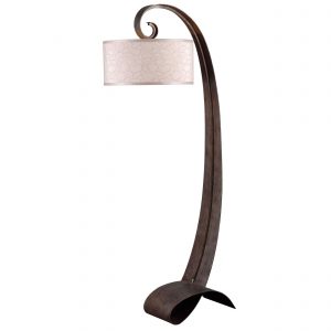 Design Craft Renard Smoked Bronze 64 Inch Arc Floor Lamp with measurements 2500 X 2500