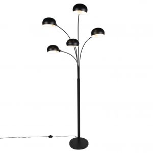 Design Floor Lamp Black 5 Light Sixties intended for dimensions 3013 X 3013