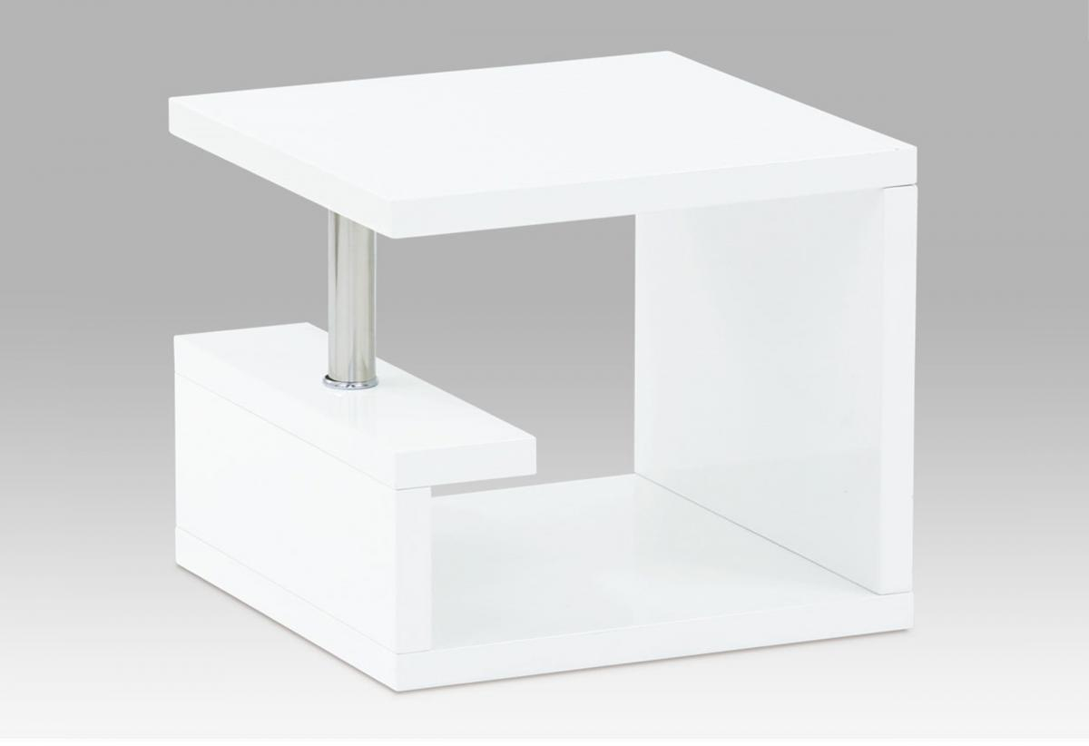 Details About Heartlands Eriko Modern Design High Gloss Lamp Table White with size 1200 X 822