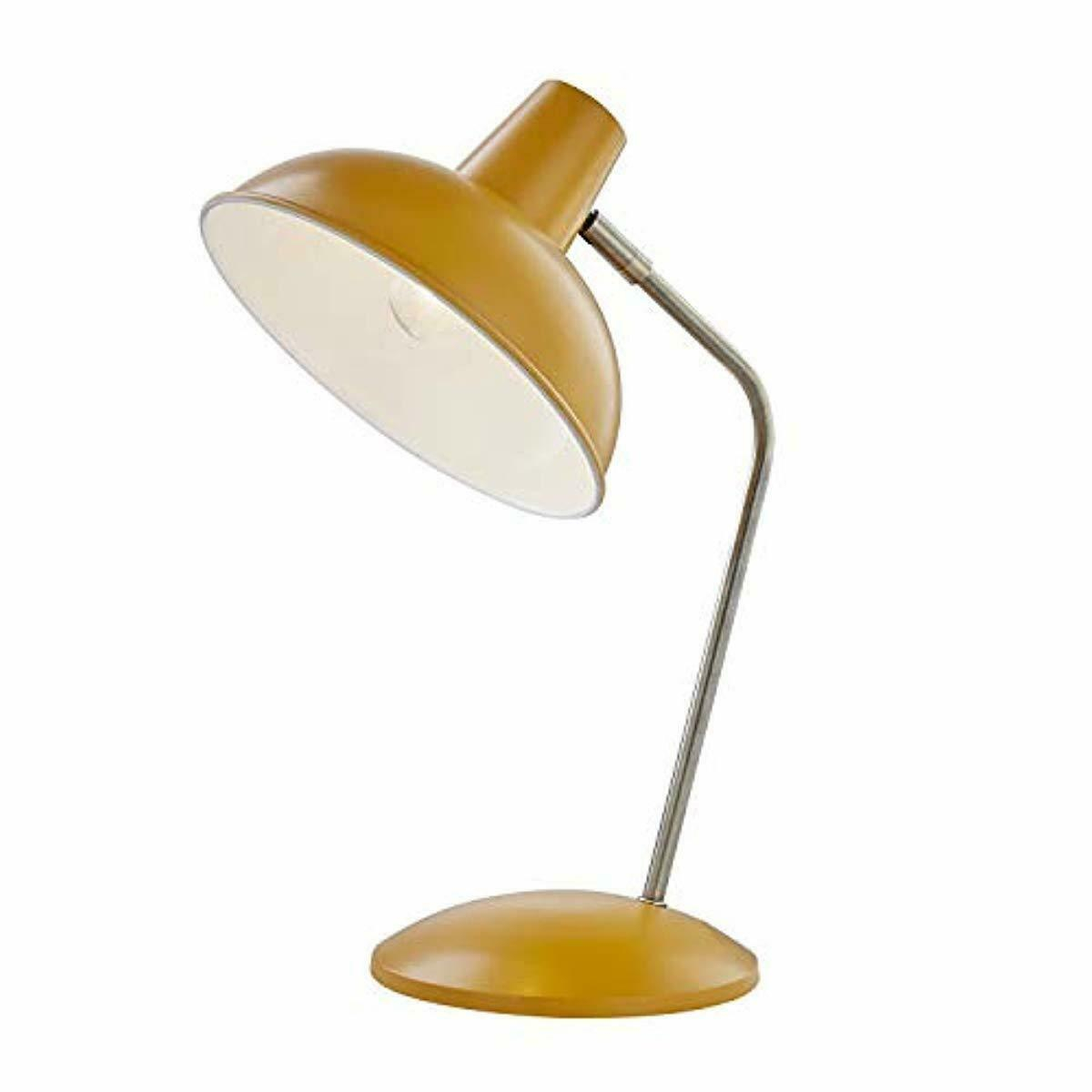 Details About Light Society Mustard Yellow Retro Hylight Desk Lamp With Antique Brass Details for measurements 1200 X 1200