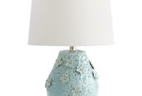 Details About Table Lamp Light Blue Ceramic Glaze Bedside Farmhouse Lighting Country Flowers in sizing 1800 X 1800