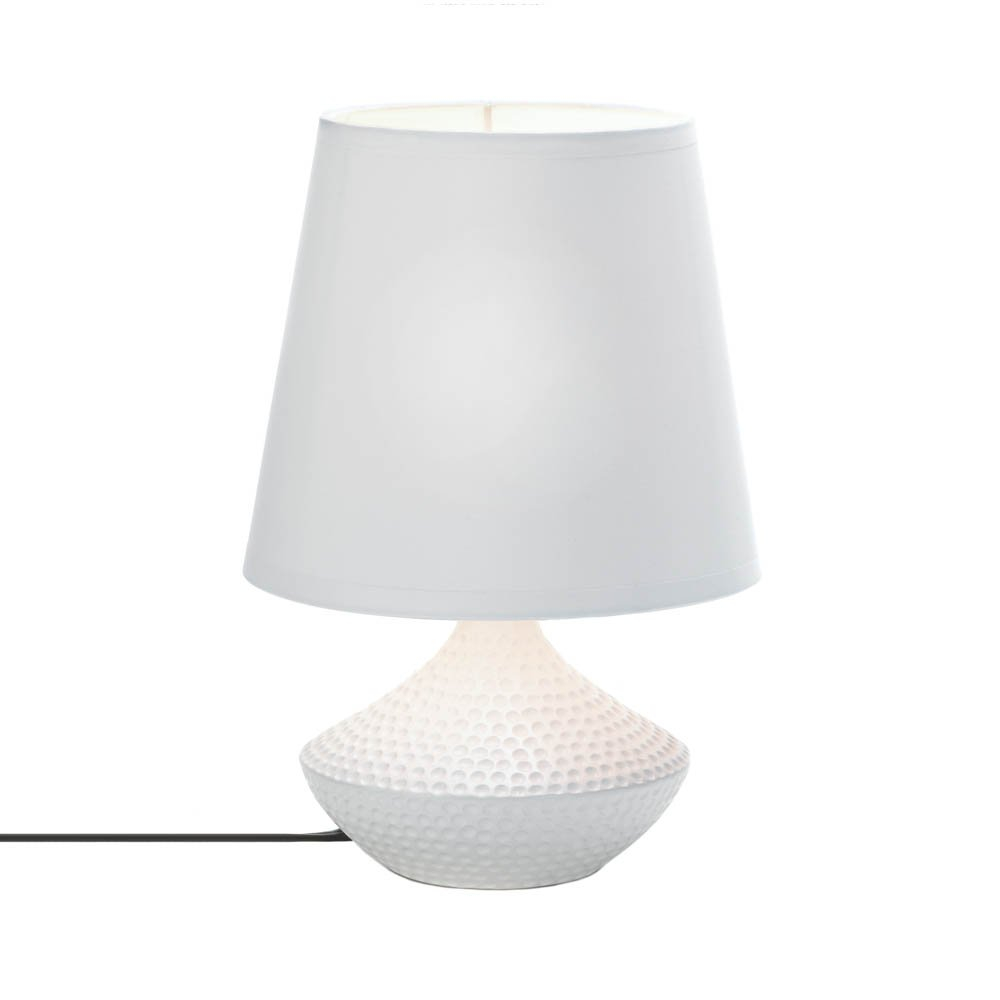 Details About White Lamp Table Modern Mini Ceramic White Table Lamp With Shade with regard to sizing 1000 X 1000