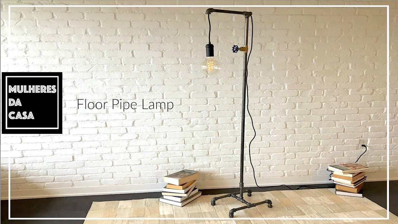 Diy Industrial Floor Pipe Lamp inside proportions 1280 X 720