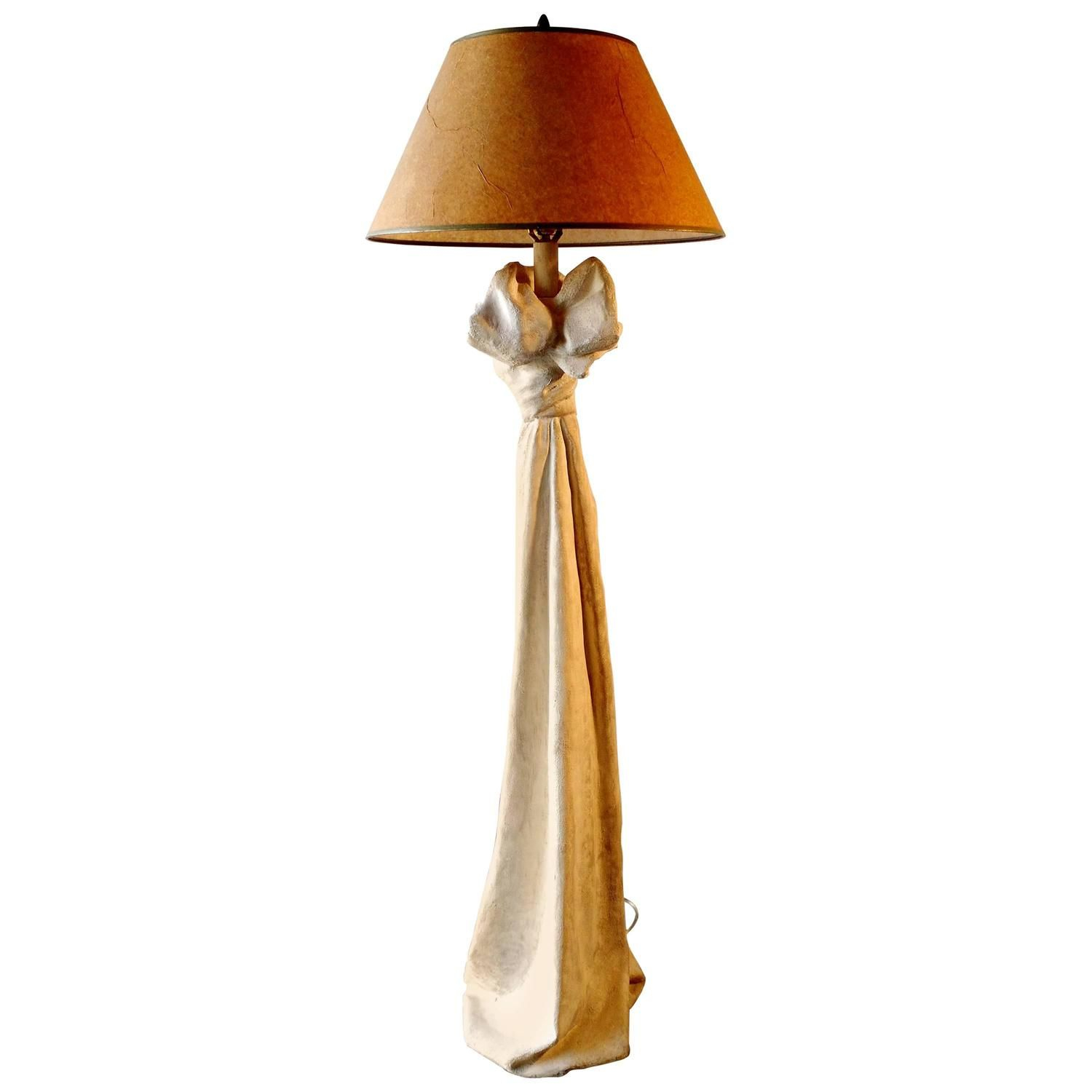 Draped Plaster Floor Lamp In The Manner Of John Dickinson in dimensions 1500 X 1500