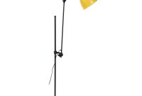 Eduardo Floor Lamp Matt Blackmatt Yellow Shade intended for dimensions 2000 X 1901