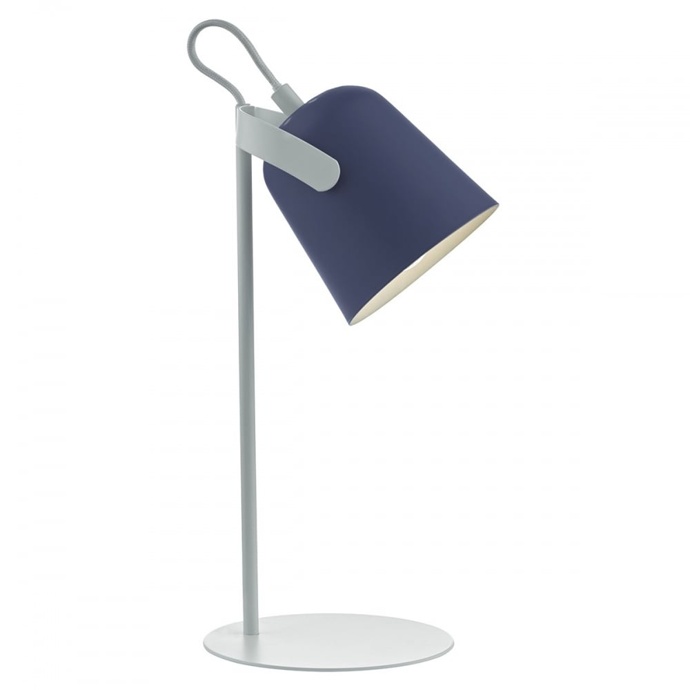 Effie White And Blue Desk Lamp intended for measurements 1000 X 1000