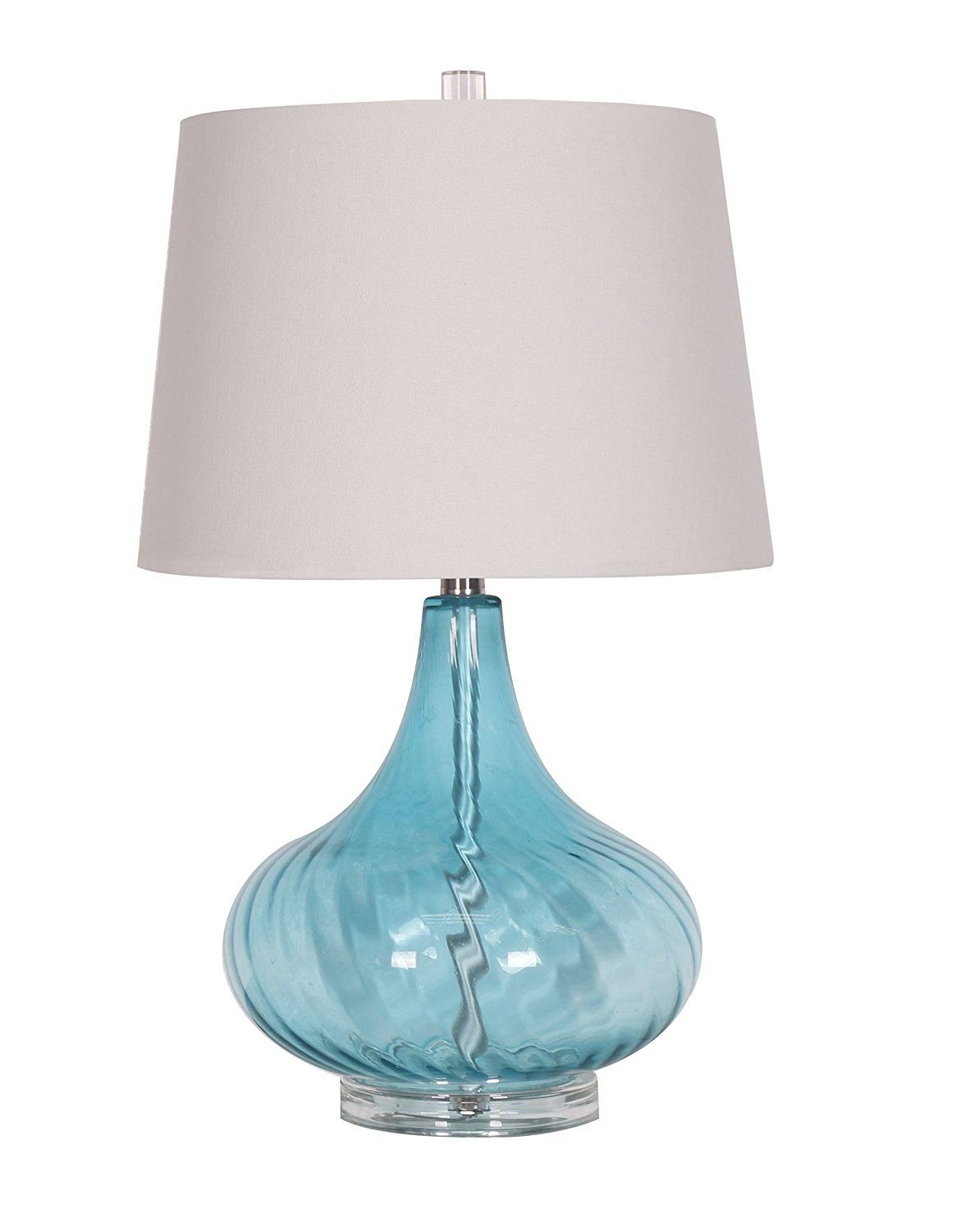 Elegant Designs Blue Glass Coastal Table Lamp In 2019 Best within sizing 1166 X 1500