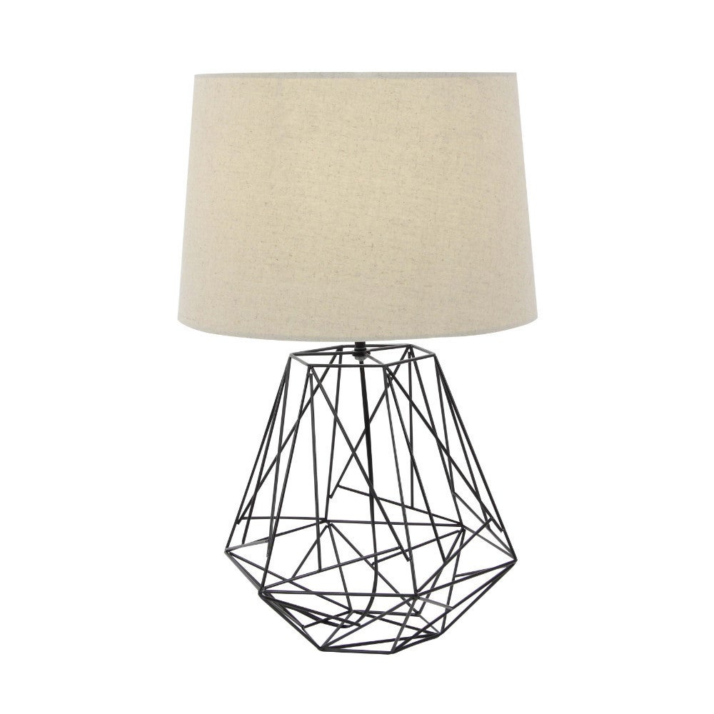 Elegant Metal Black Wire Table Lamp with sizing 1000 X 1000