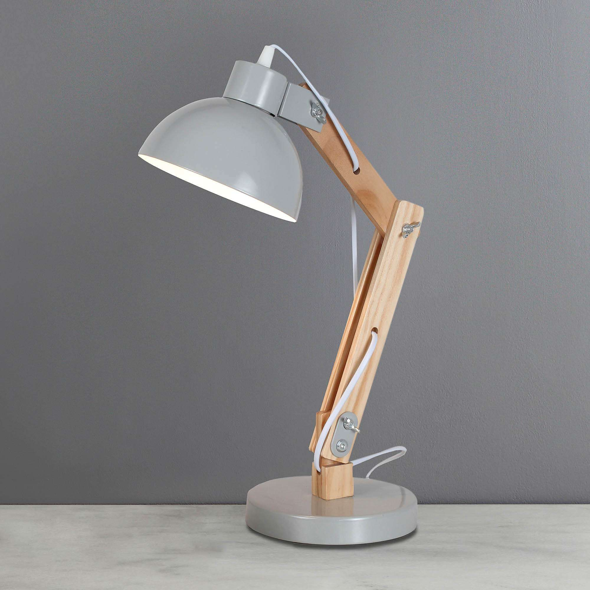 Emmen Wood Effect Grey Desk Lamp Dunelm Lamp Lamps within size 2000 X 2000