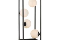 Ensio Geometric Matt Black 4 Light Table Lamp intended for proportions 2000 X 2000