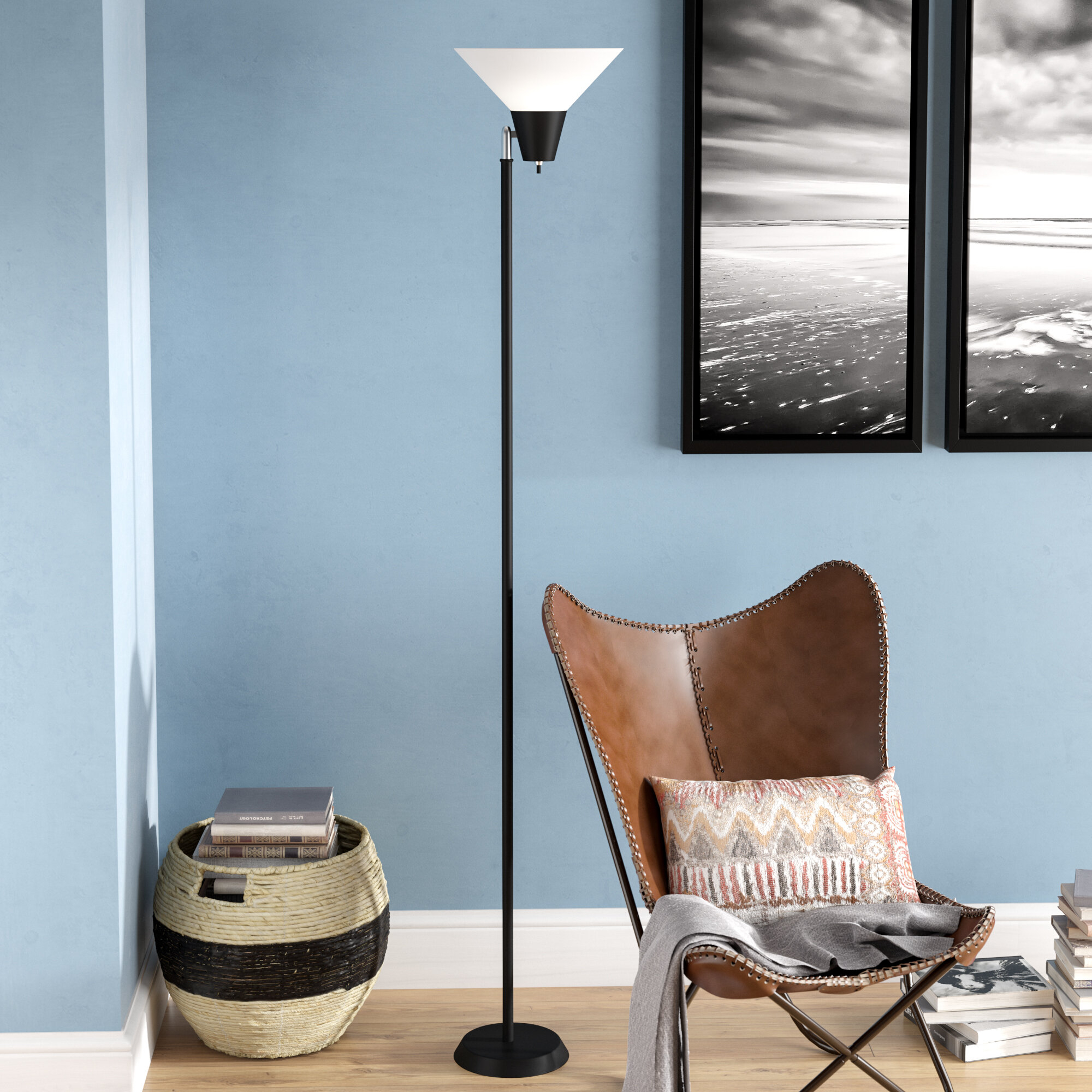 Fernwood 715 Torchiere Floor Lamp intended for proportions 2000 X 2000