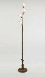 Floor Lamp In Line Dimmer 4 Light Bronzeglass regarding proportions 1000 X 1692