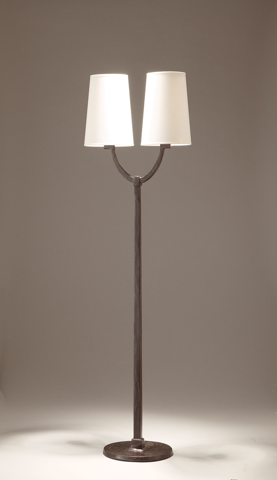 Floor Lamp Slim Foot And White Conical Lampshade Matching Lamp And Wall Lamp with proportions 960 X 1660