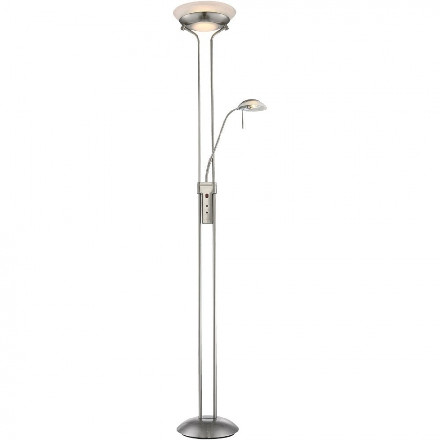 Floor Lamps Halogen Torchiere Lamp With Dimmer Satin Switch intended for sizing 900 X 900