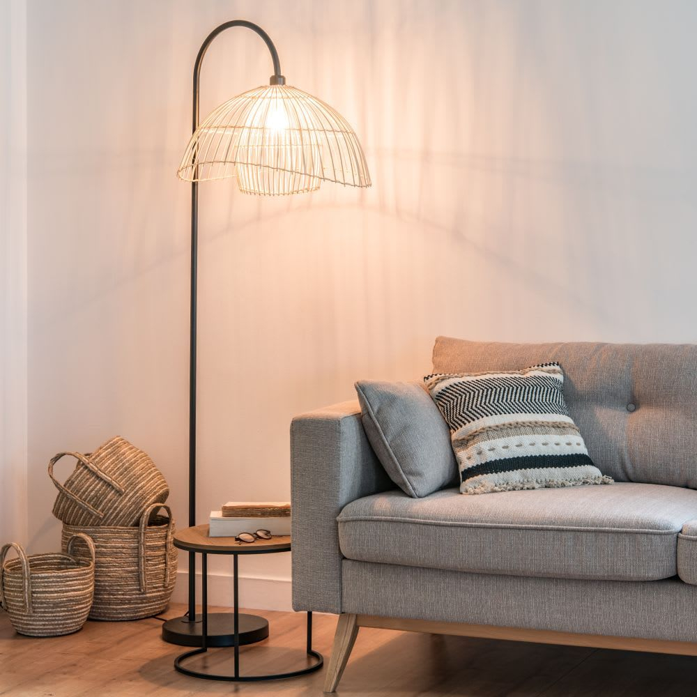 Floor Tripod Lamps In 2019 Rattan Floor Lamp Wicker intended for sizing 1000 X 1000