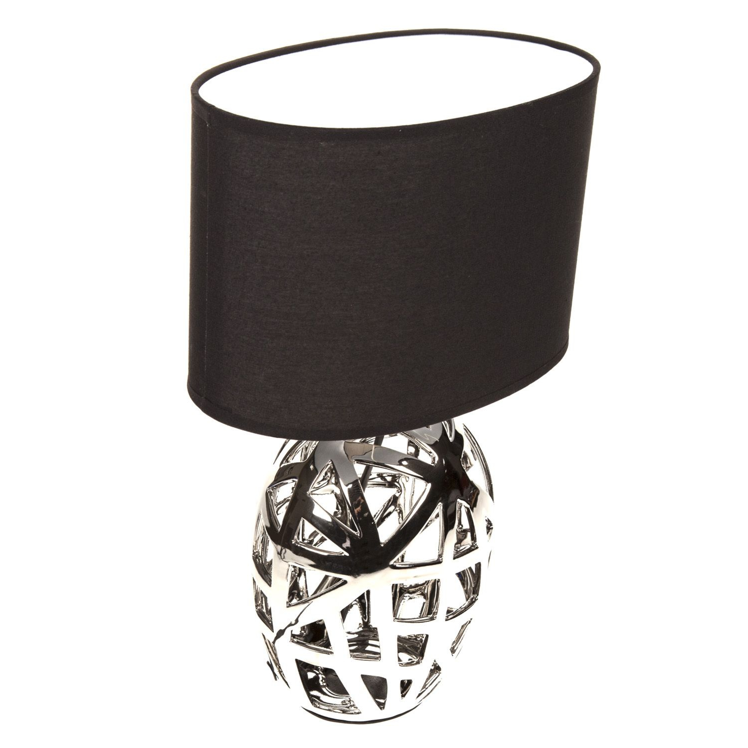 Geometric Cut Out Chrome Table Lamp Ideas Table Lamp throughout sizing 1500 X 1500