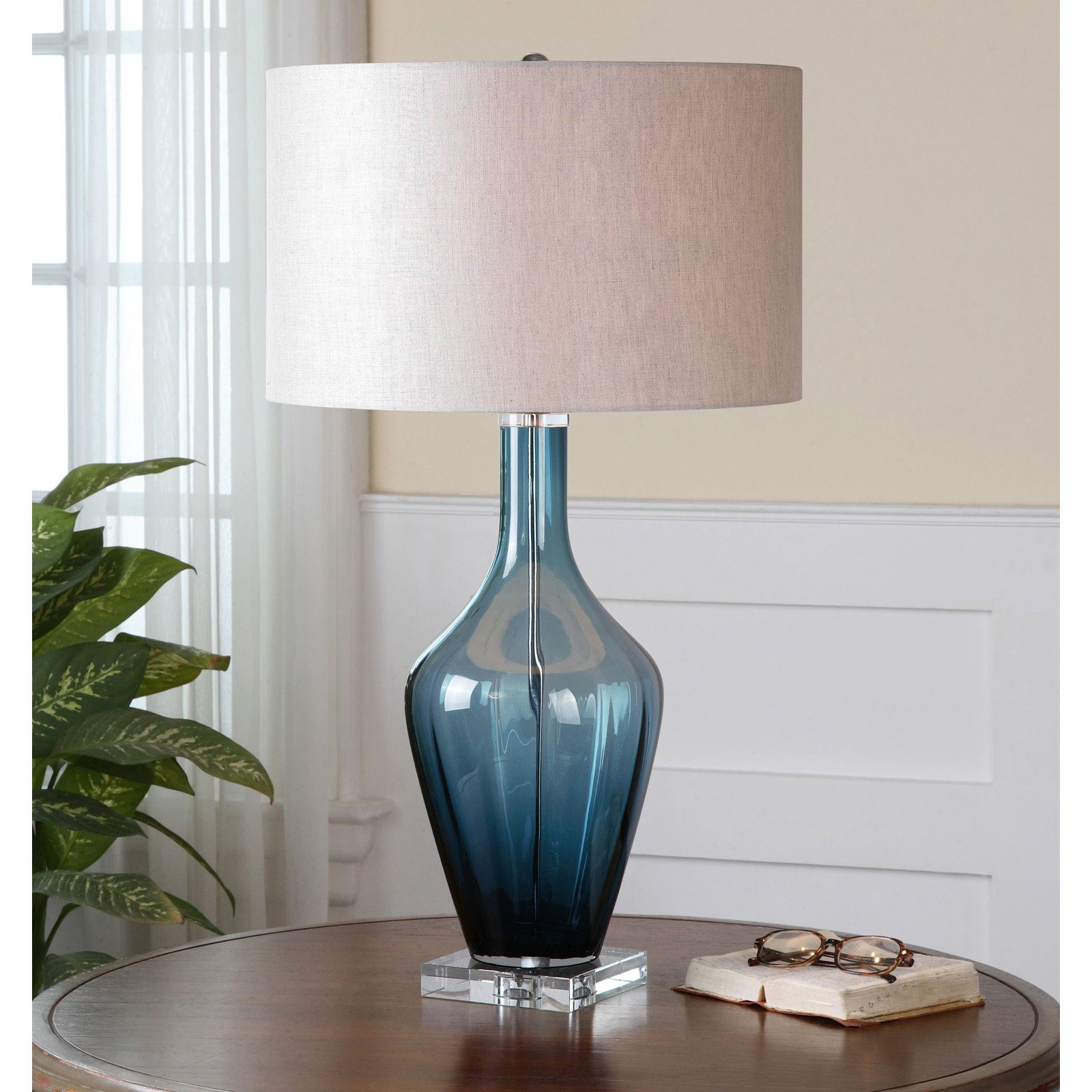 Glass Blue Table Lamp Disacode Home Design From New Blue regarding proportions 1600 X 1600