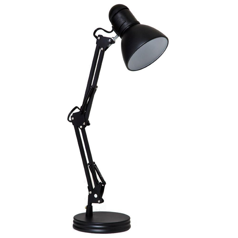 Globe Electric 35 In Heavy Base Architect Black Swing Arm with sizing 1000 X 1000