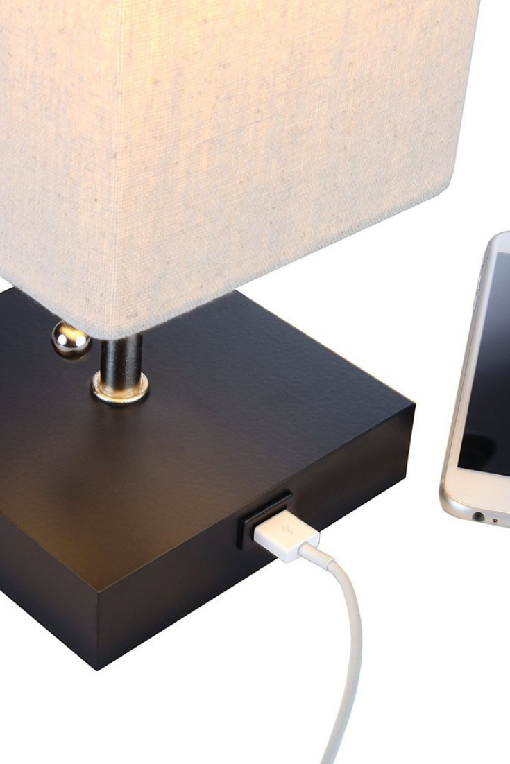 Grace Usb Led Desk Bedside Table Lamp Functional Usb throughout measurements 735 X 1102