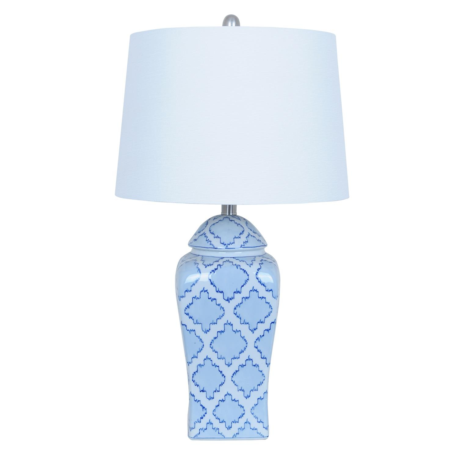 Gringe Jar 27 Inch Table Lamp Blue Mosaic Walmart in dimensions 1500 X 1500