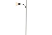 Hampton Bay 71 In Antique Bronze Floor Lamp With 2 Alabaster Glass Shades for size 1000 X 1000