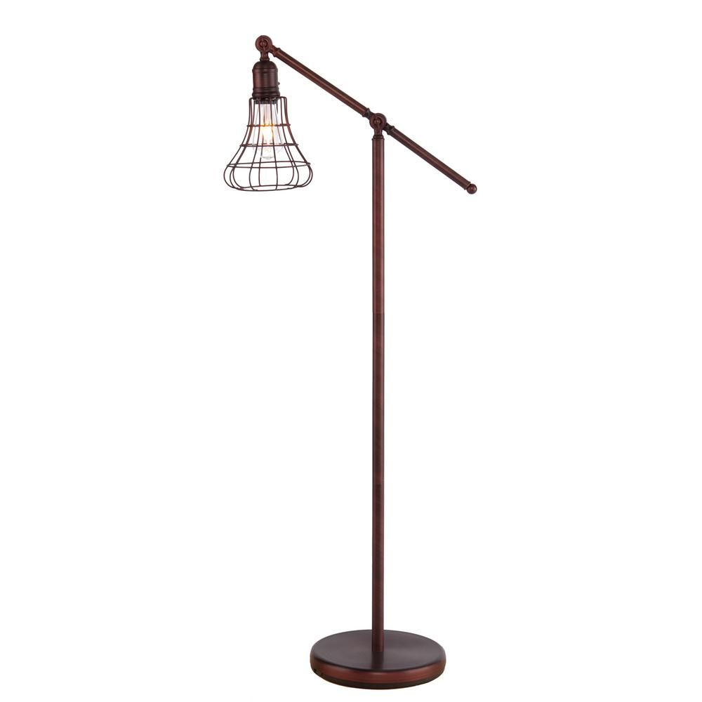 Hampton Bay 71 In Antique Bronze Floor Lamp With Reading pertaining to sizing 1000 X 1000