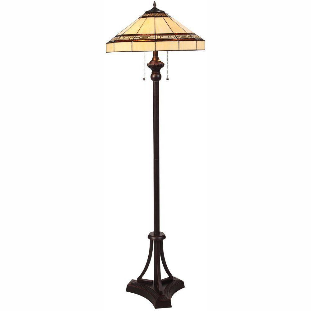 Hampton Bay Addison 6025 In Oil Rubbed Bronze Floor Lamp With Led Bulbs throughout size 1000 X 1000