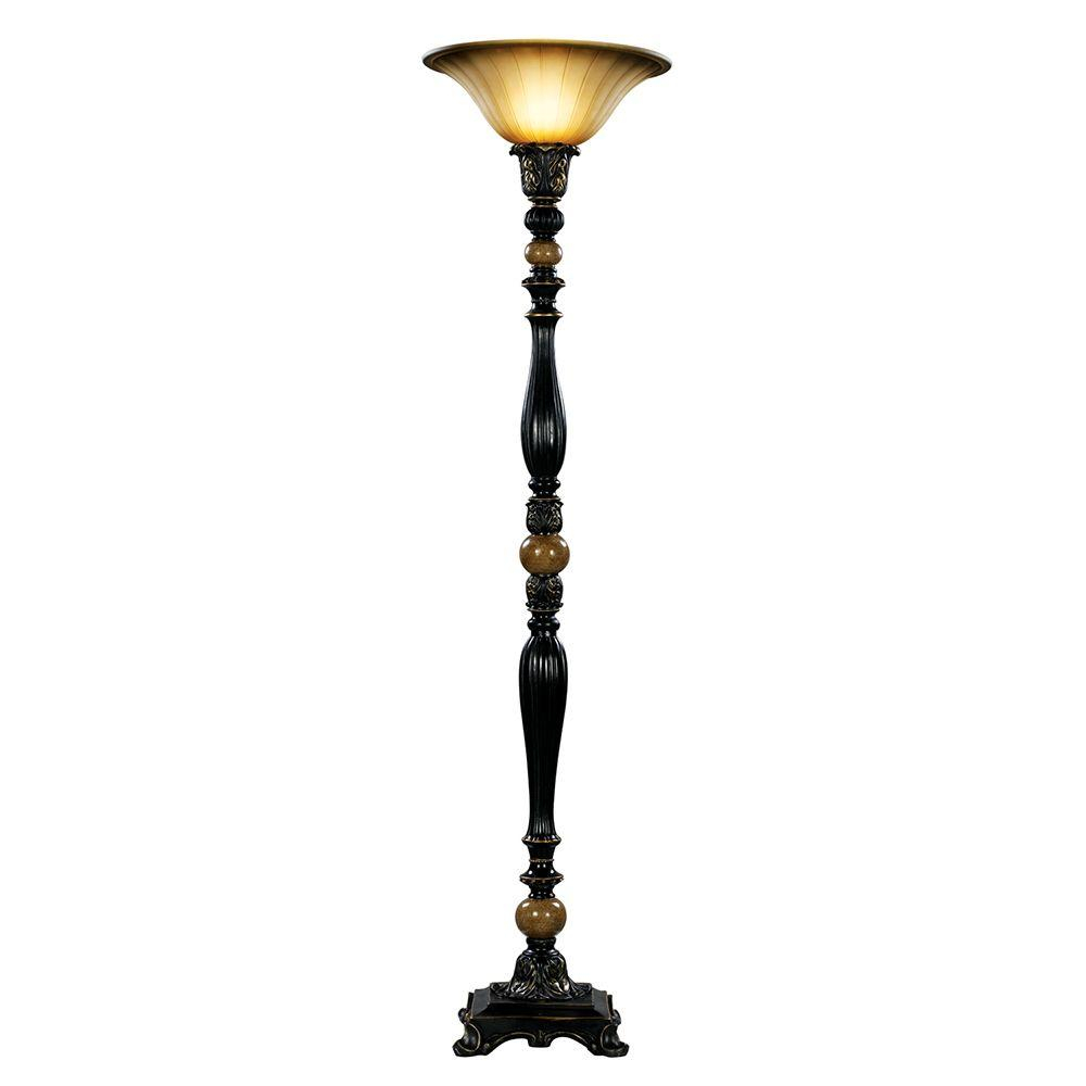 Hampton Bay Title 20 717 In Dark Oil Rubbed Bronze Torchiere Led Lamp throughout dimensions 1000 X 1000