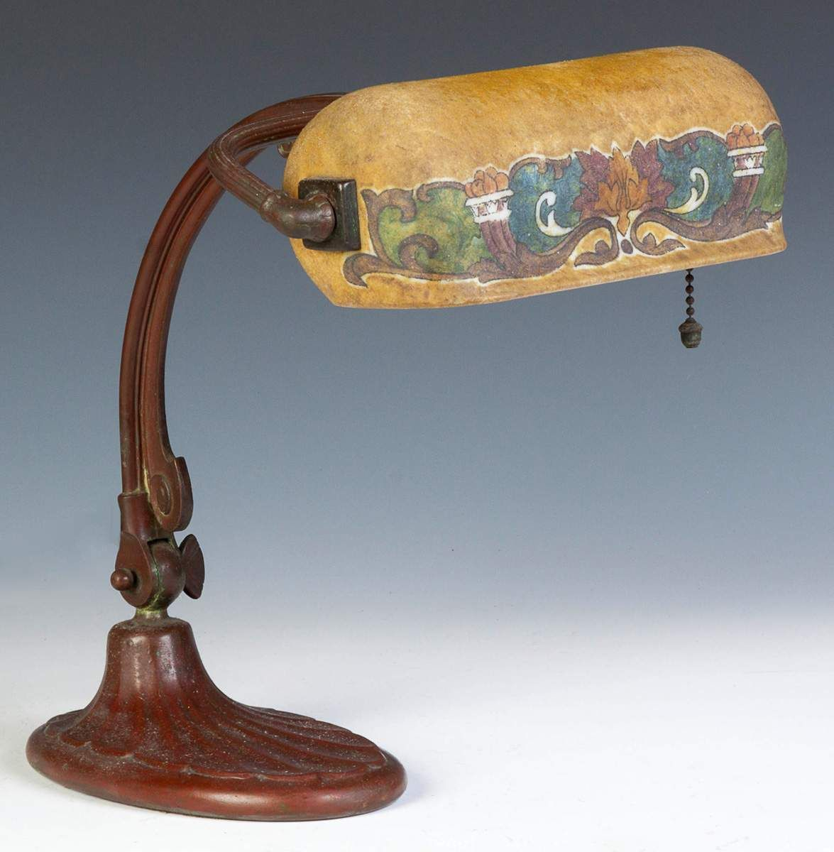 Handel Obverse Painted Arts Crafts Desk Lamp Cottone within sizing 1175 X 1200