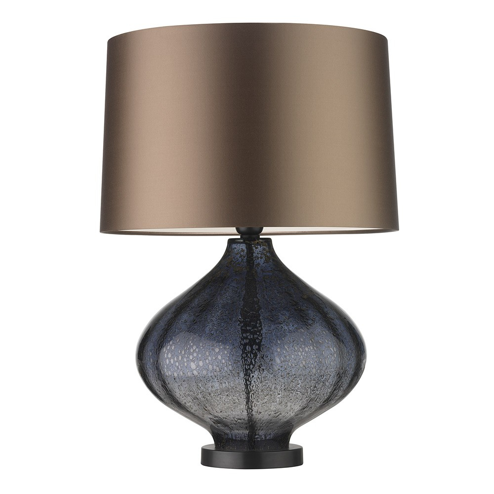 Heathfield Co Fiametta Smoke Blue Table Lamp regarding sizing 1000 X 1000