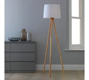 Home Retreat Tripod Floor Lamp White In 2019 White Floor intended for measurements 1240 X 1116
